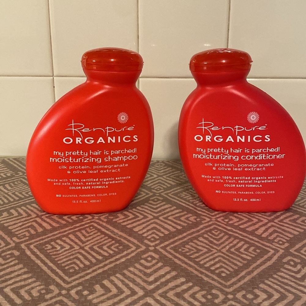 Renpure Organics My Pretty Hair is Parched moisturizing shampoo and conditioner